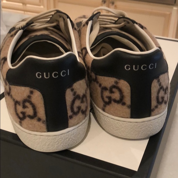 Authentic Gucci Covered Wool Sneaker - Picture 6 of 8